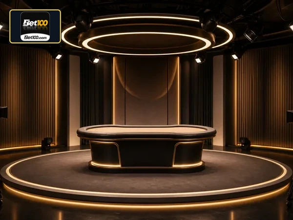 Baccarat casino table view 3